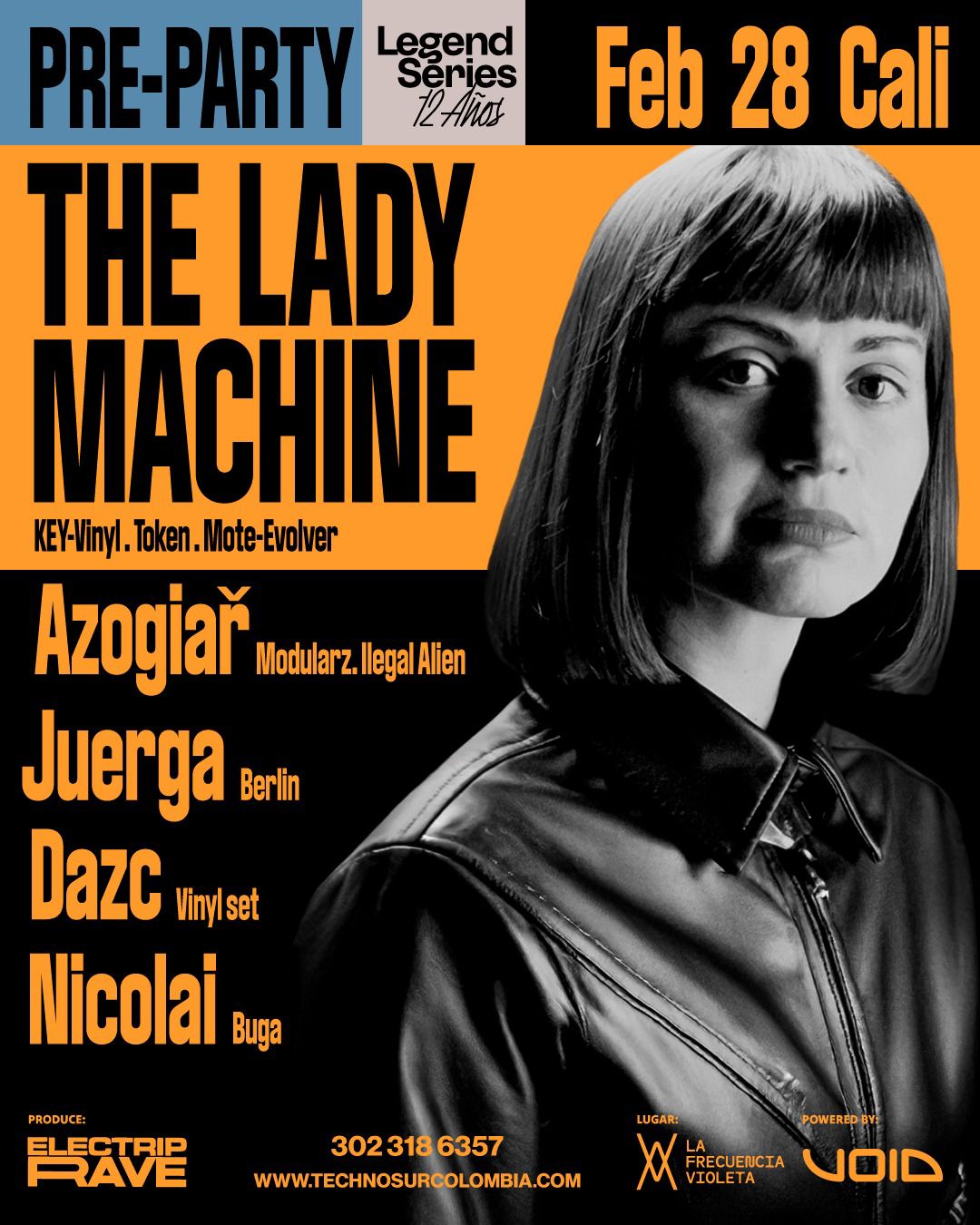 Flyer de Preparty Legend Series